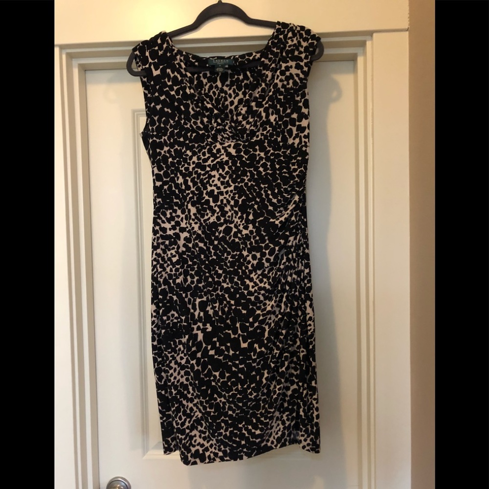 EUC Ralph Lauren faux wrap dress